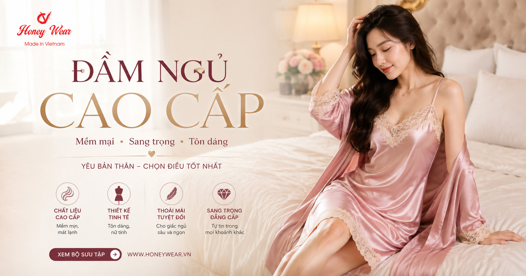 5 Bí Quyết Chọn Đầm Ngủ Cao Cấp Vừa Đẹp Vừa Thoải Mái Cho Phụ Nữ